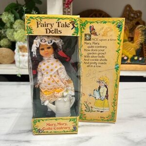 Vintage fairytale doll totsy Mary Mary quite contrary toy
